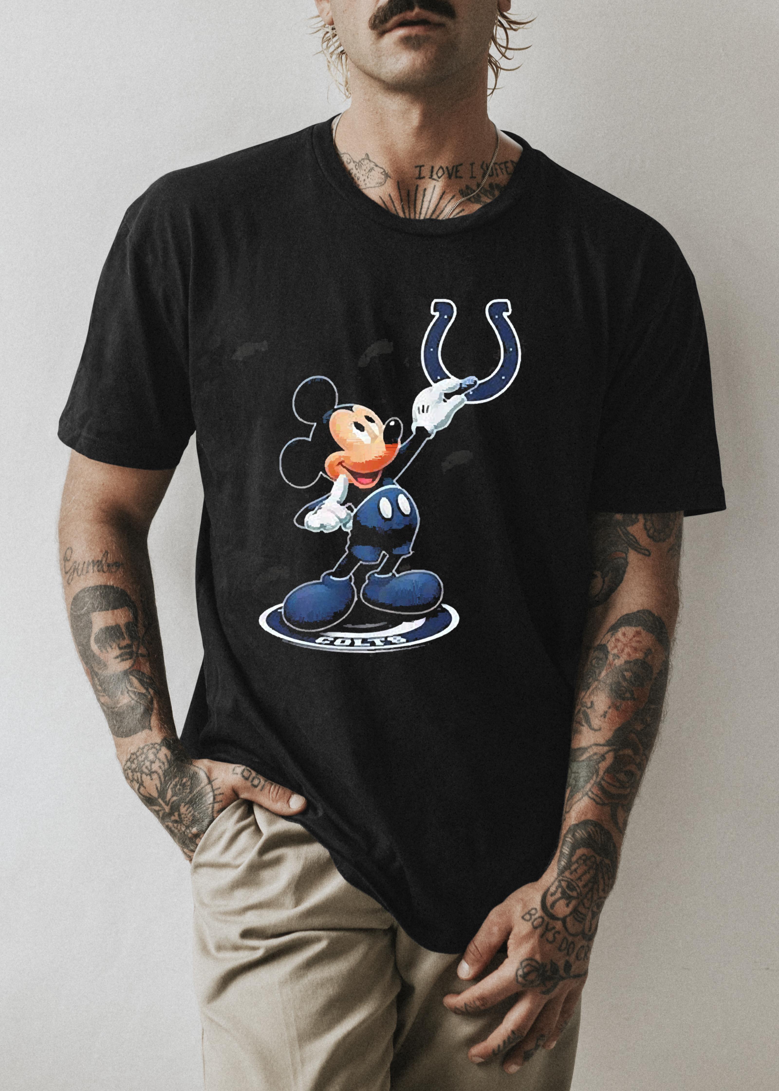 Mickey Mouse Nfl indianapolis colts logo 2023 shirt 1