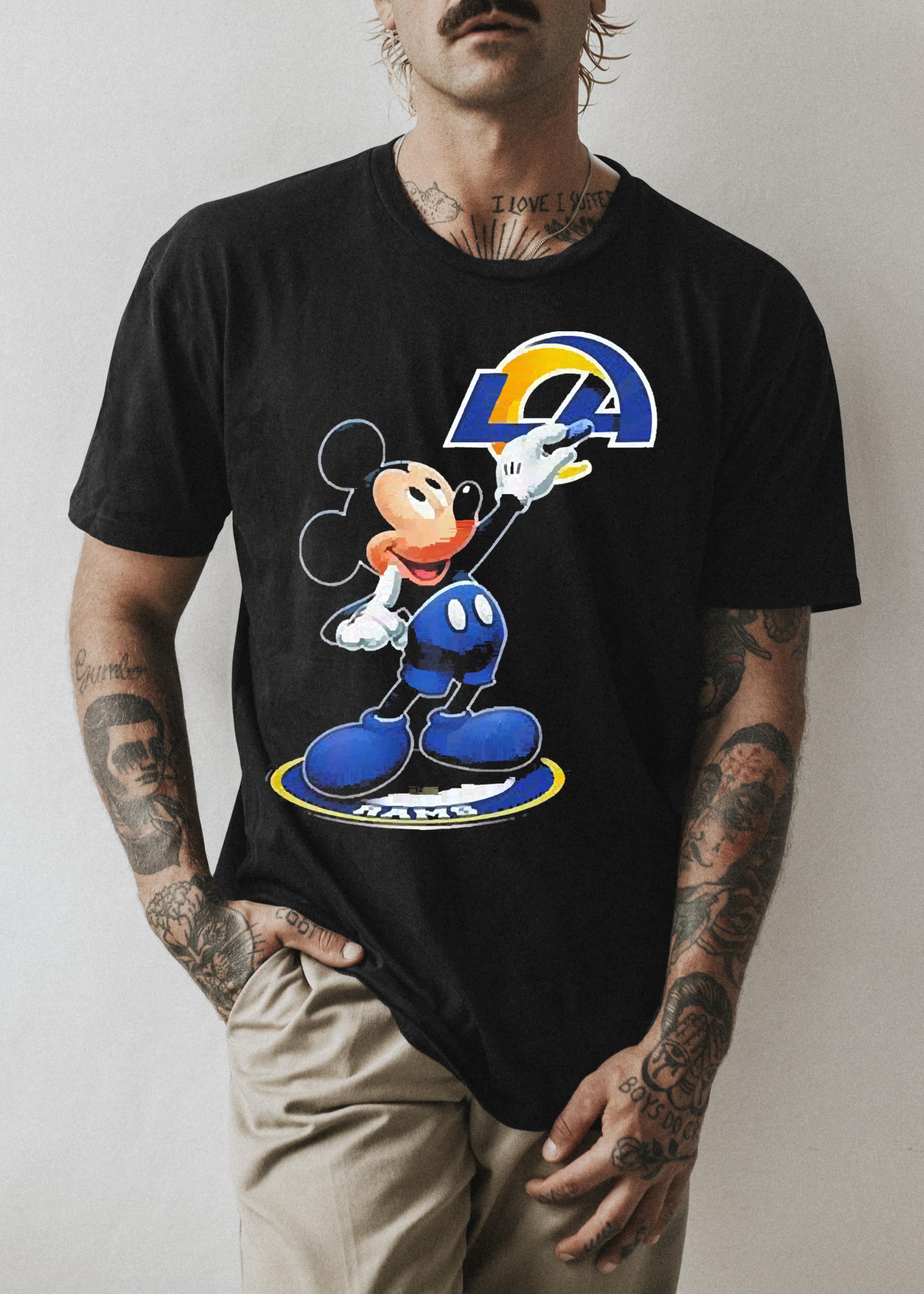 Mickey Mouse Nfl los angeles logo 2023 shirt 1