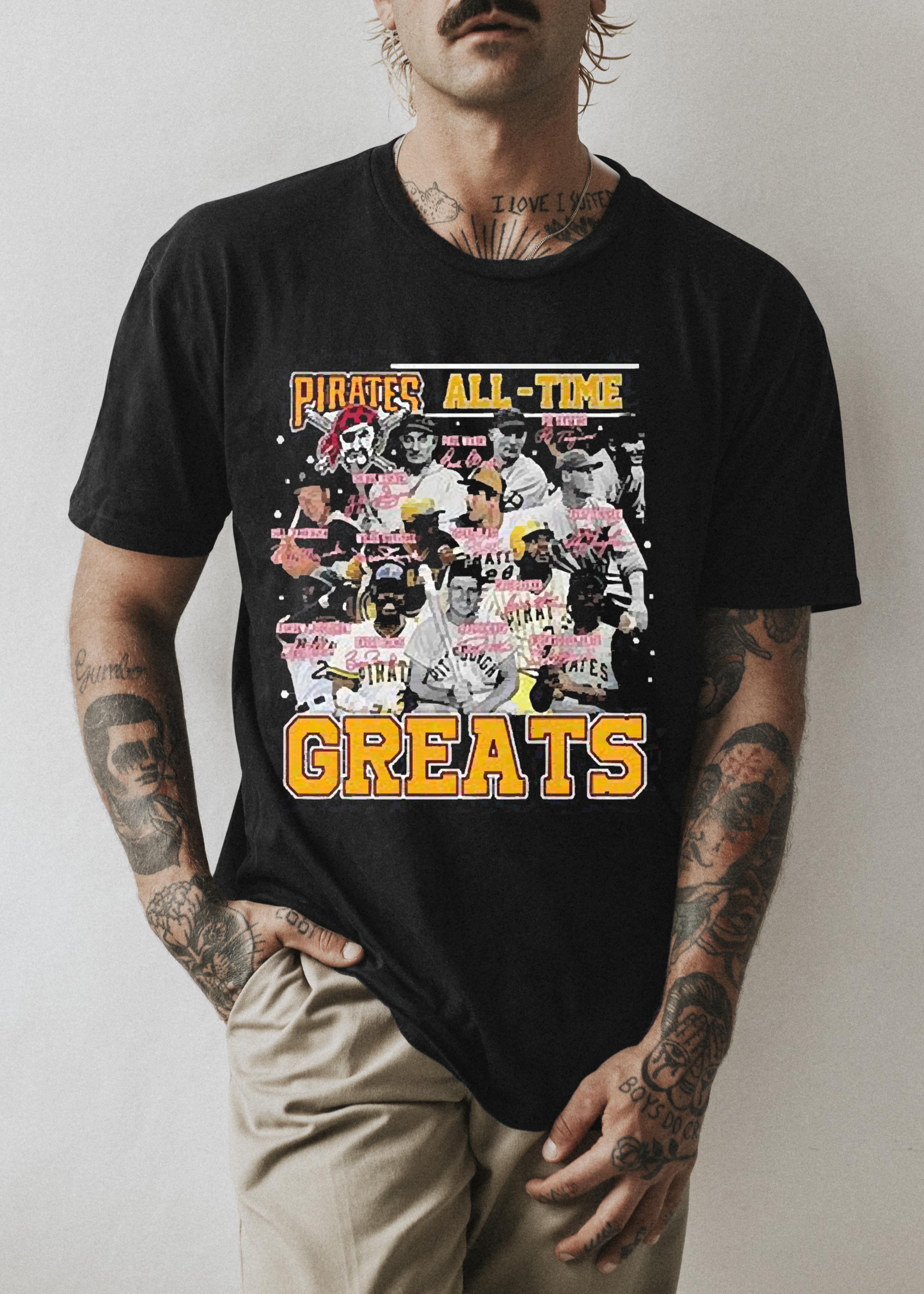 Pittsburgh Pirates All-time Greats Signatures Vintage Shirt 1