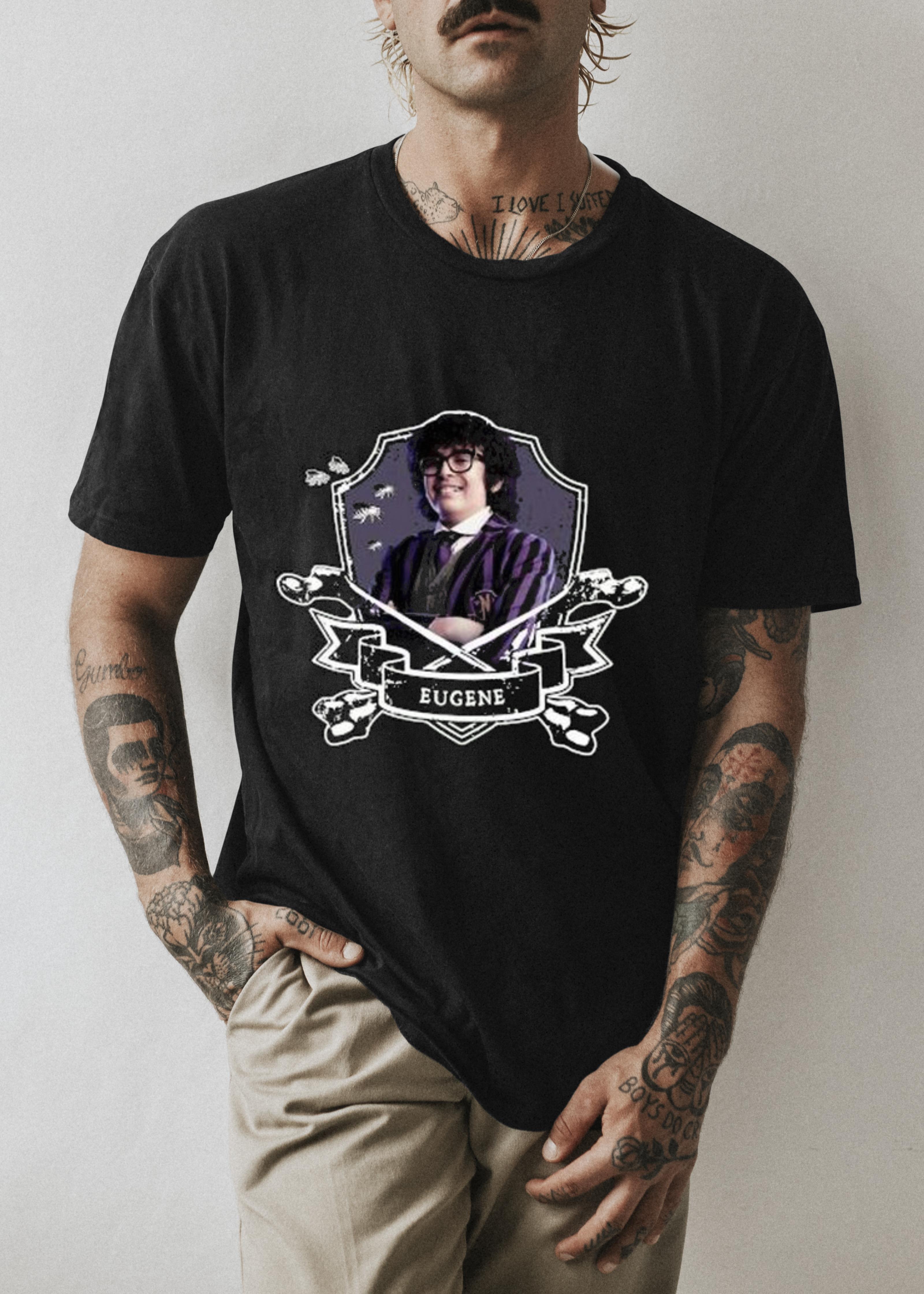 Wednesday Nevermore Frame Eugene Shirt 1 Thebeatlestshirt News