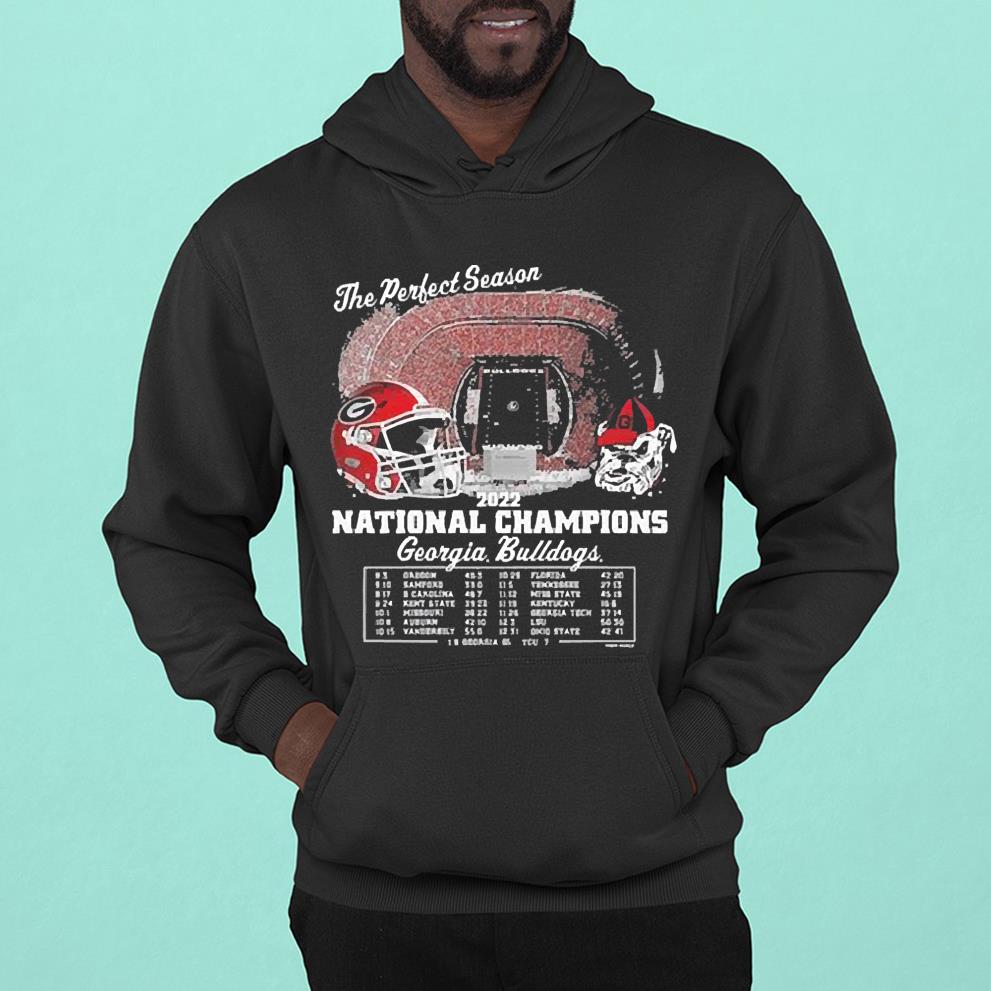 Georgia Bulldogs The Perfect Season 2022 National Champions shirt 1