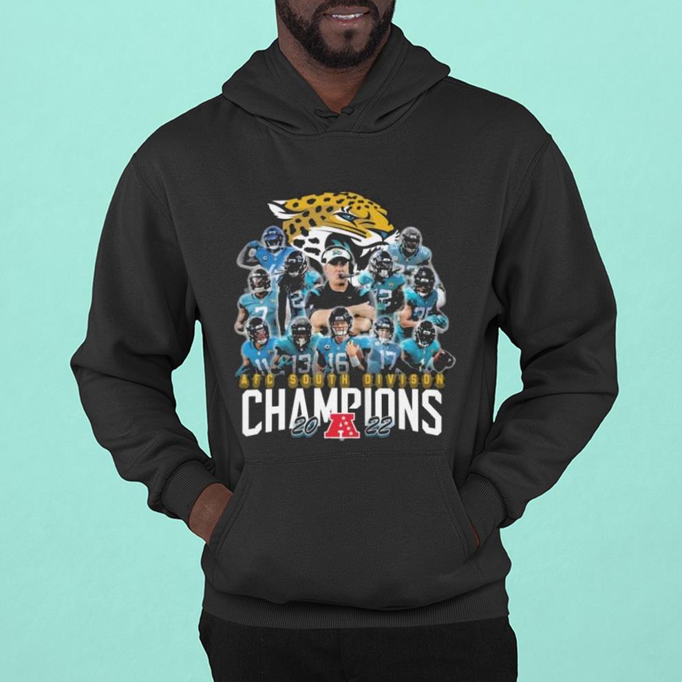 Jacksonville Jaguars Team Football 2022 AFC South Division Champions shirt 1 Thebeatlestshirt News