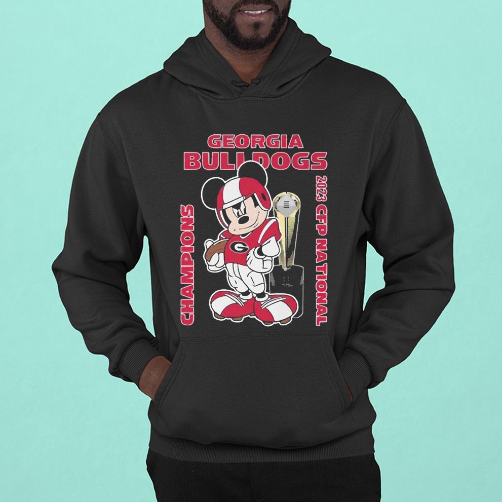 Mickey Mouse Georgia Bulldogs 2023 CFP National Champions shirt 1