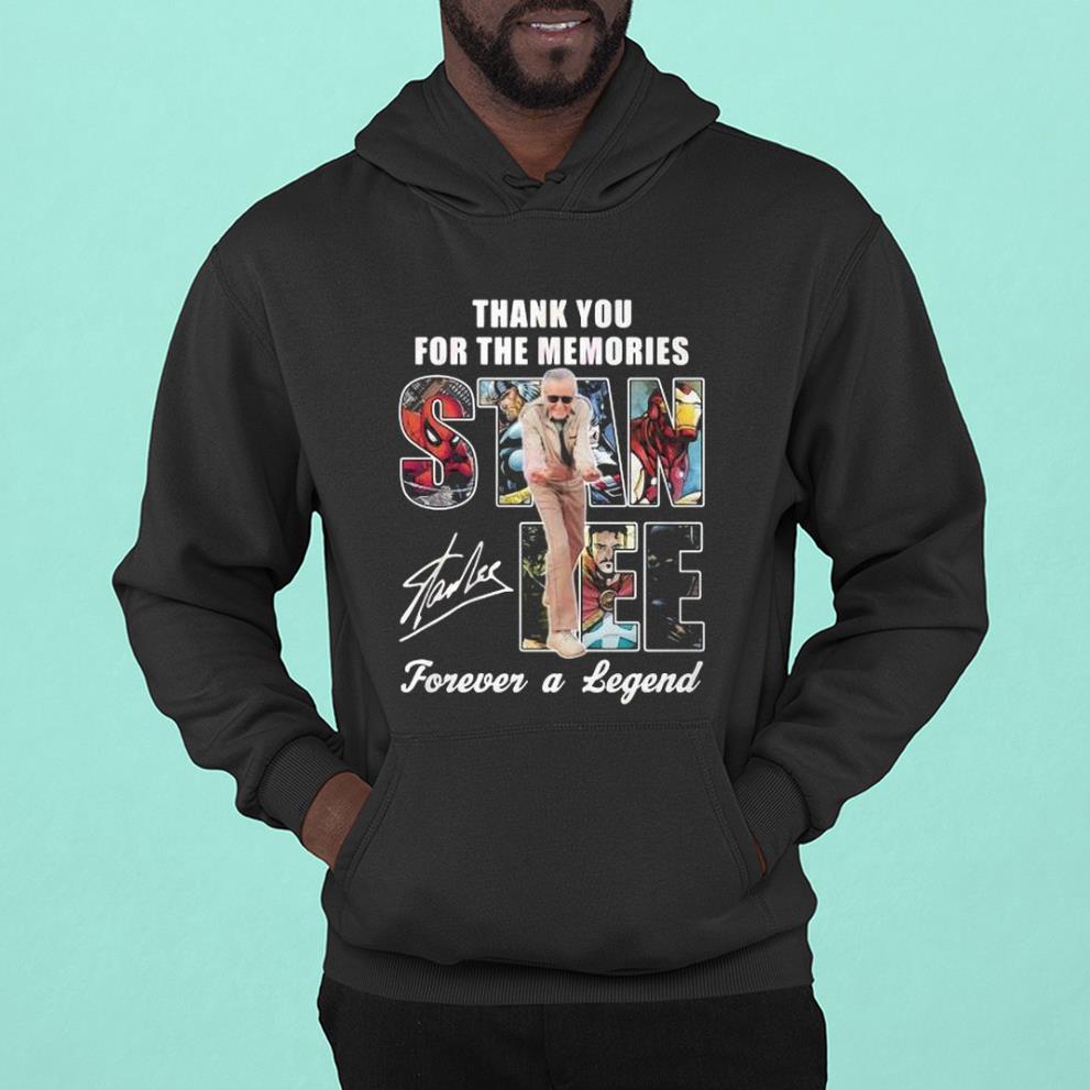 Thank You For The Memories Stan Lee Forever A Legend Signature 2023 Shirt 1