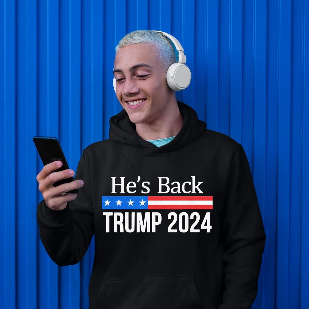 He’s Back Trump 2024 shirt 1