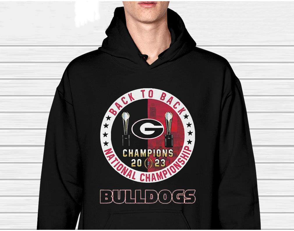 Georgia Bulldogs Back To Back 2023 National Championship shirt 1