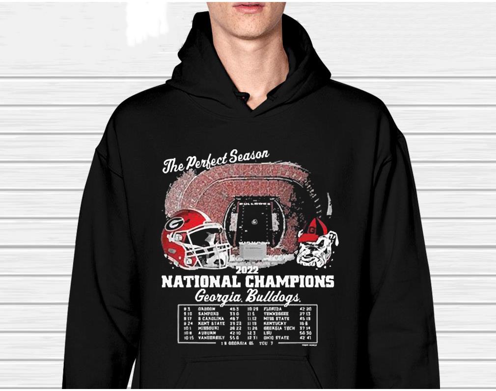 Georgia Bulldogs The Perfect Season 2022 National Champions shirt 1