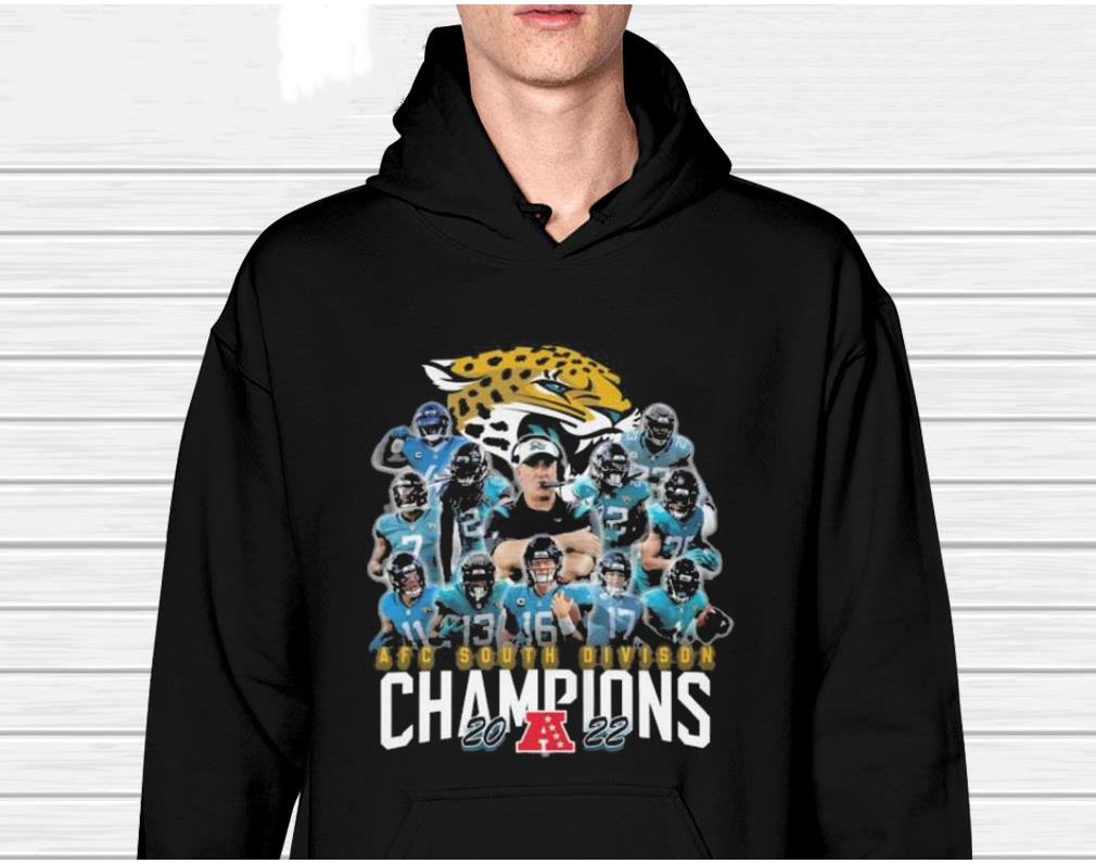 Jacksonville Jaguars Team Football 2022 AFC South Division Champions shirt 1