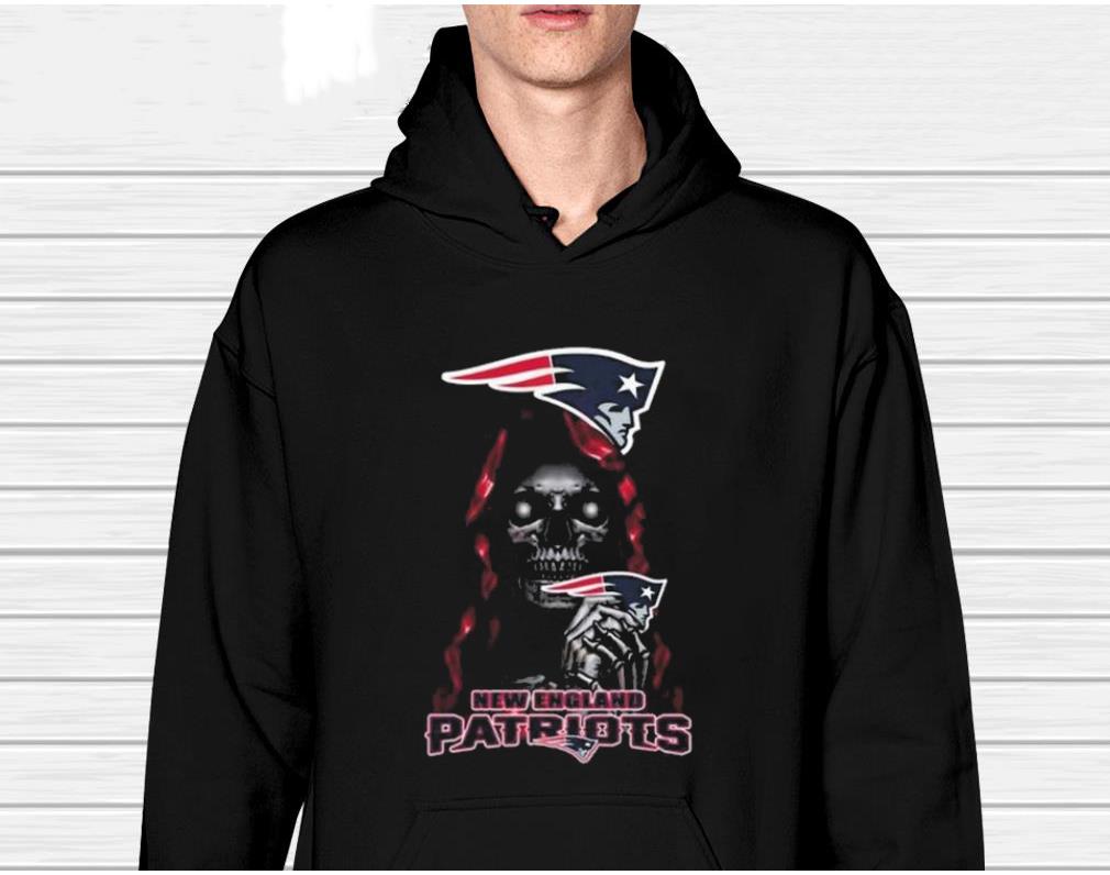 m121 nfl new england patriots skull shirt hoodie - NFL New England Patriots Skull shirt
