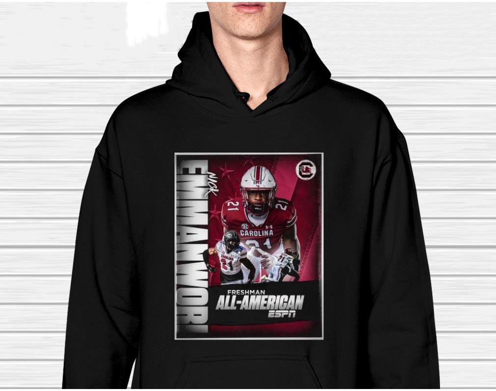 South Carolina Gamecocks Nick Emmanwori Freshman All American ESPN Shirt 1