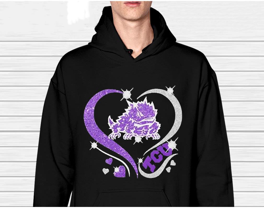 TCU Horned Frogs heart 2023 shirt 1