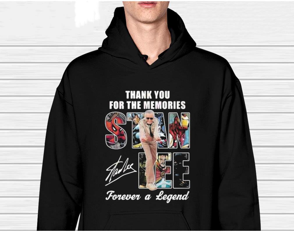 Thank You For The Memories Stan Lee Forever A Legend Signature 2023 Shirt 1