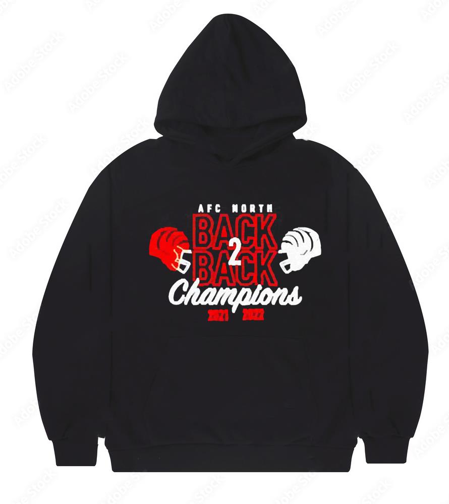 Cincinnati Bengals AFC North back 2 back champions 2021 2022 shirt 1 Thebeatlestshirt News