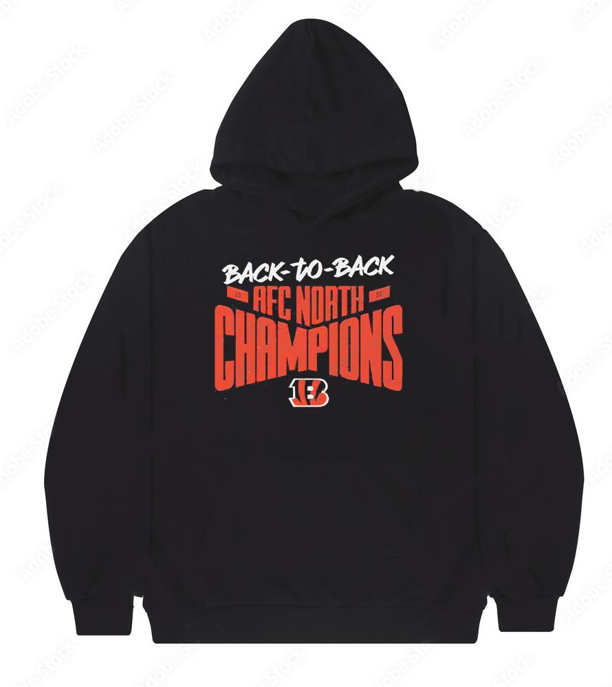 Cincinnati Bengals Back to Back AFC north champions shirt 1