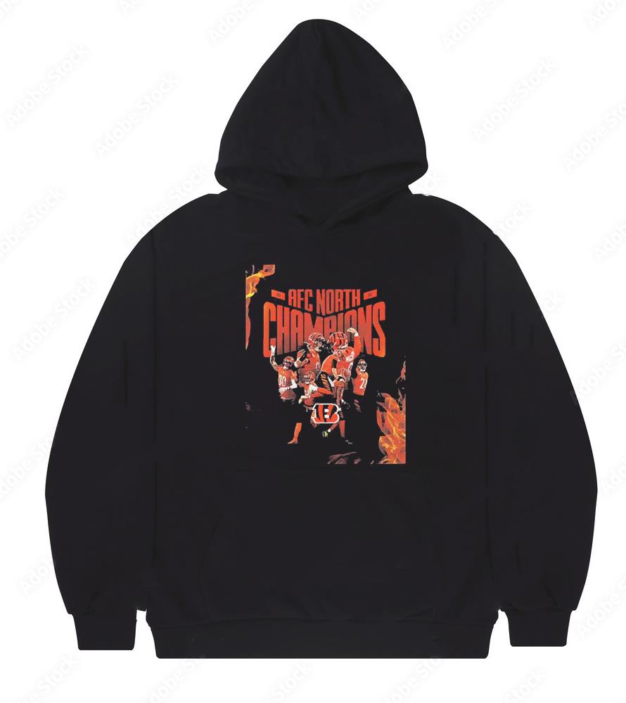 Cincinnati Bengals team 2022 AFC North Champions shirt 1