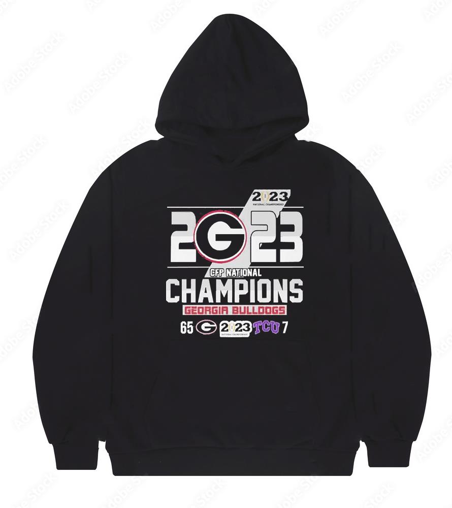 Georgia bulldogs 2023 CFP national champions shirt 1