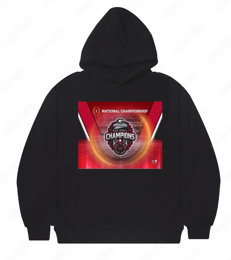 Georgia bulldogs college football playoff 2022 national champions unsigned stylized shirt 1