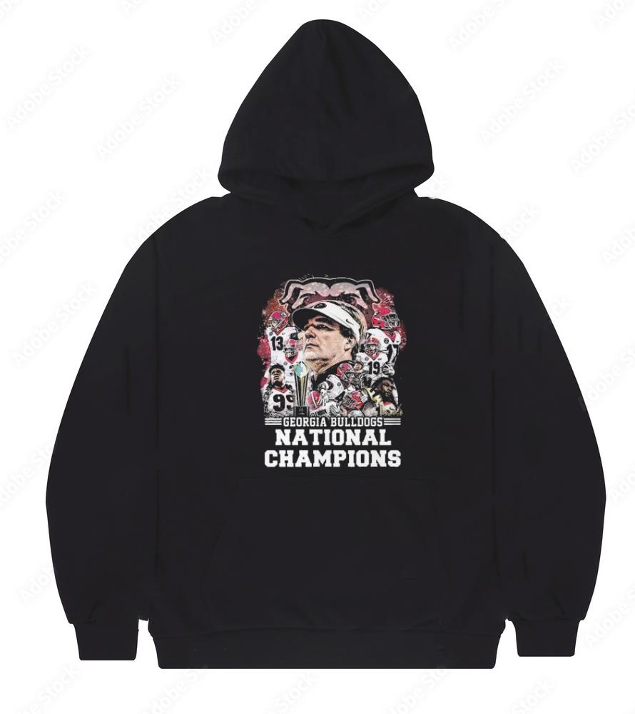 Georgia Bulldogs Team National Champions 2023 Firework Shirt 1