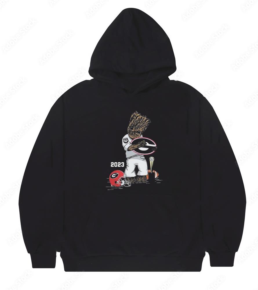 Groot Hug Georgia Bulldogs Cfp Champions Shirt 1
