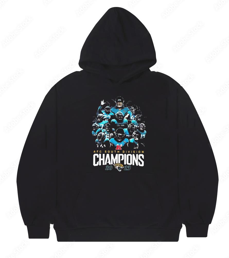 Jacksonville Jaguars AFC south division champions 2023 shirt 1