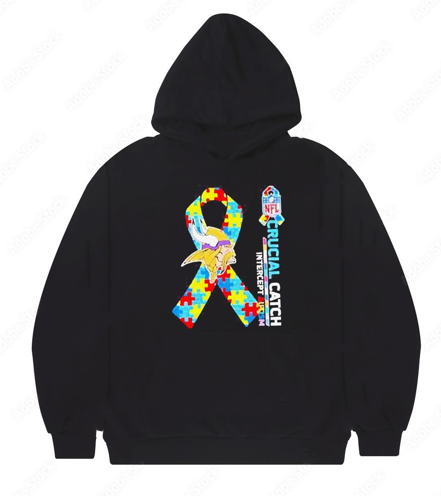 m131 minnesota vikings crucial catch intercept autism shirt hoodie - Minnesota Vikings Crucial Catch Intercept Autism shirt