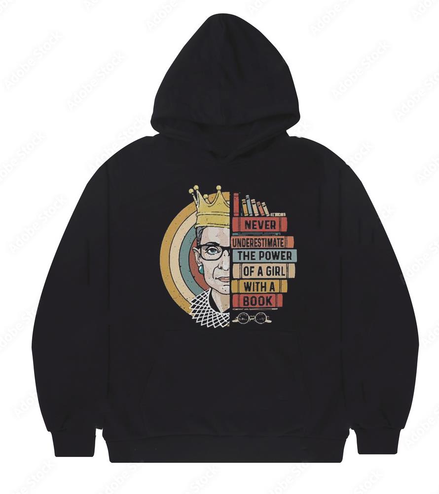 Ruth bader ginsburg never underestimate the power of a girl with a book vintage 2023 shirt 1 Thebeatlestshirt News