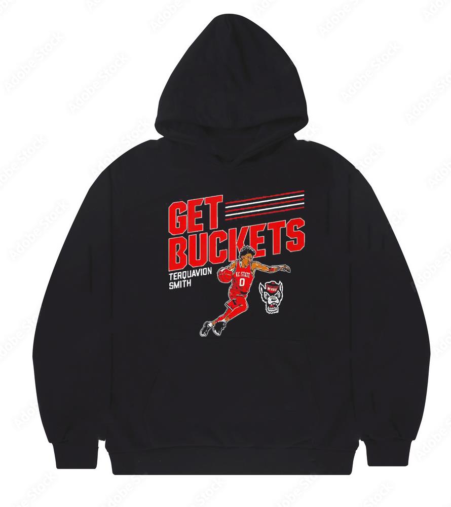 Terquavion Smith Get Buckets NC State Wolfpack shirt 1