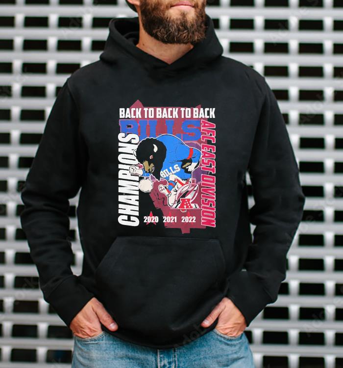 Buffalo bills back to back to back afc east division champions shirt 1