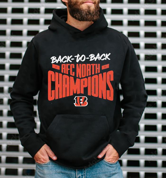 m141 cincinnati bengals back to back afc north champions shirt hoodie - Cincinnati Bengals Back to Back AFC north champions shirt