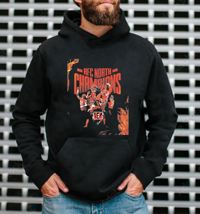 Cincinnati Bengals team 2022 AFC North Champions shirt 1