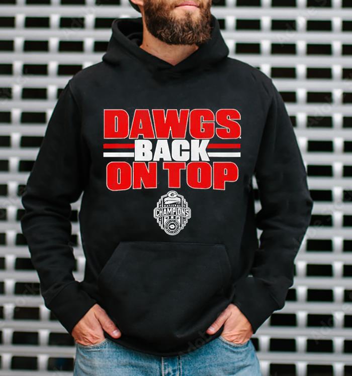 Georgia Bulldogs Dawgs back on top shirt 1