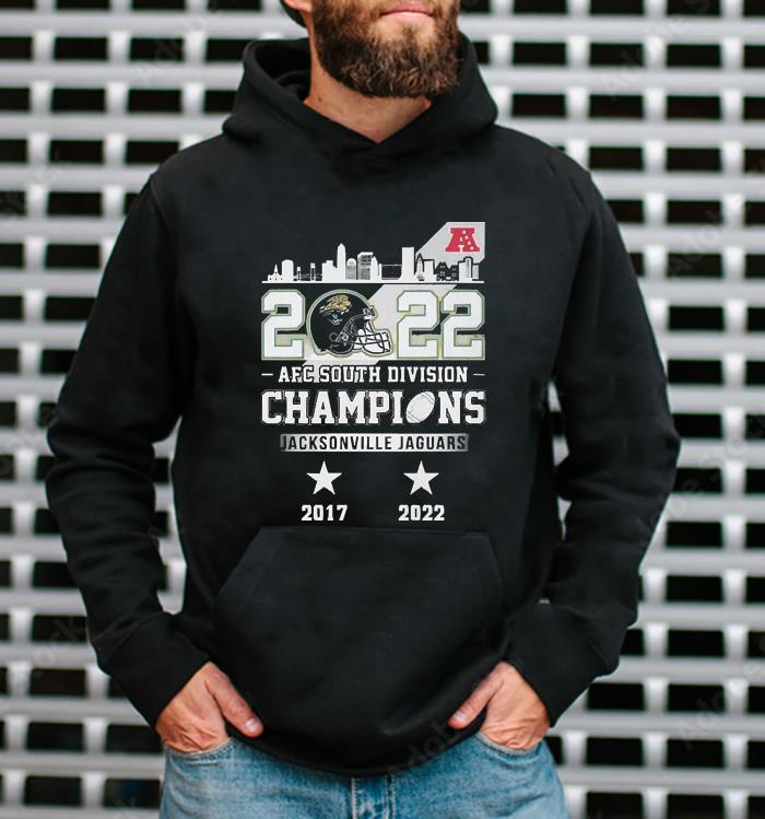 m141 jacksonville jaguars skyline afc south division champions 2017 2022 shirt hoodie - Jacksonville Jaguars Skyline AFC South Division Champions 2017 2022 shirt