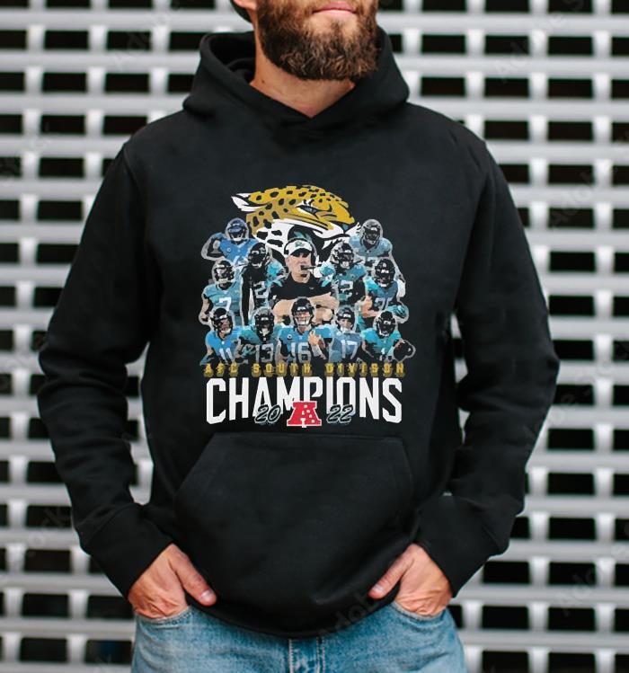 Jacksonville Jaguars Team Football 2022 AFC South Division Champions shirt 1