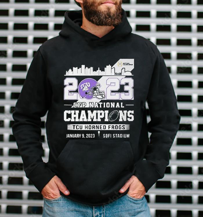 Tcu Horned Frogs Skyline 2023 Cfp National Champions shirt 1