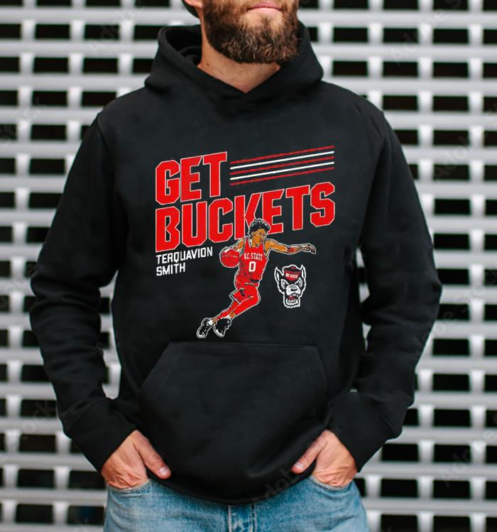 Terquavion Smith Get Buckets NC State Wolfpack shirt 1