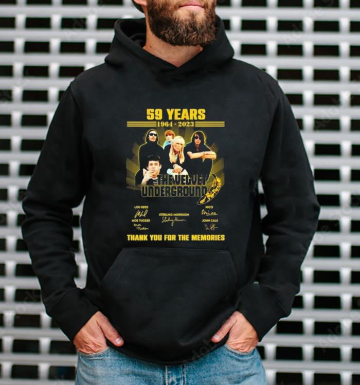 The Velvet Underground 59 Years 1964-2023 Thank You For The Memories Signatures shirt 1