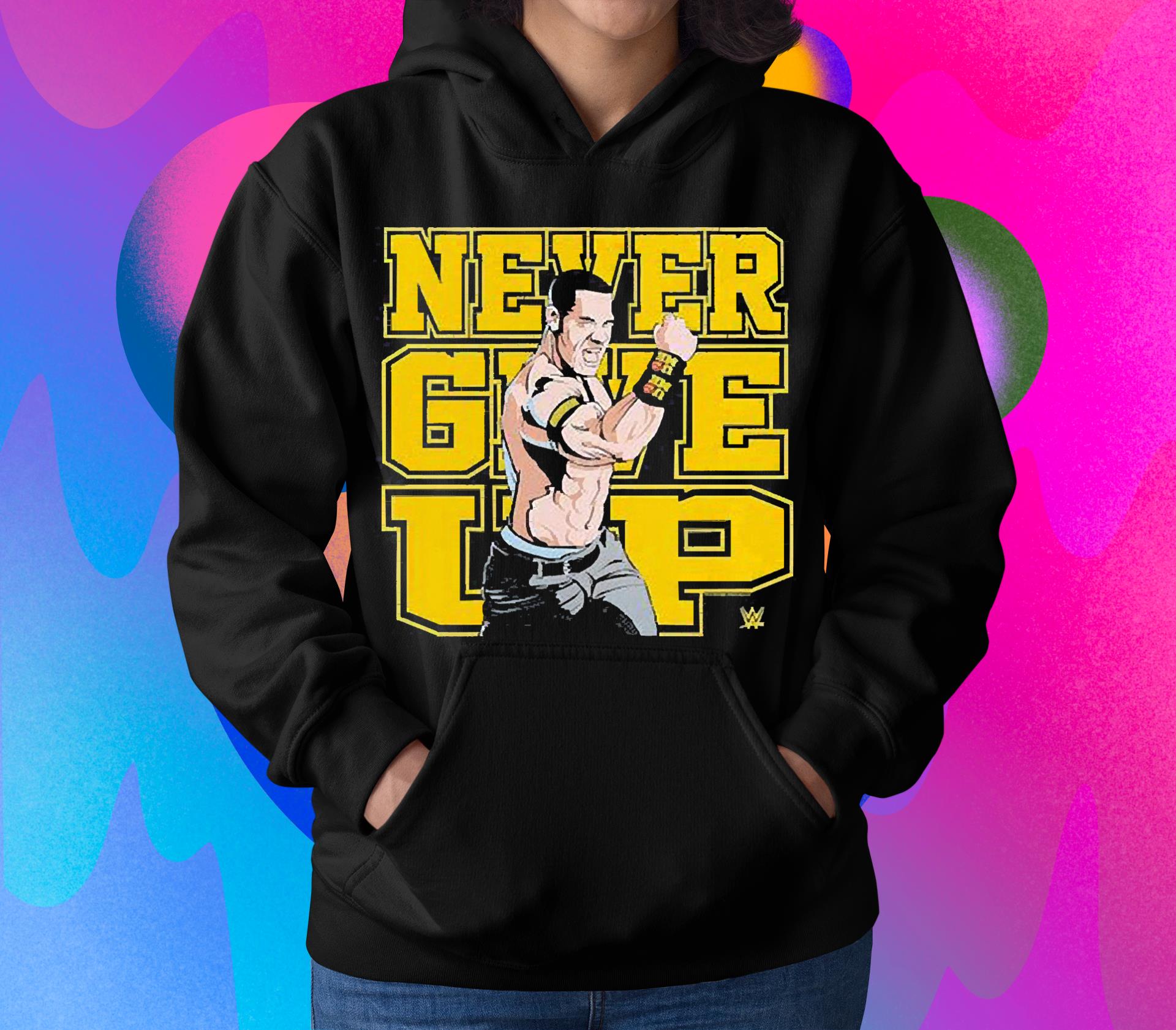 John cena never give up 2023 shirt 1