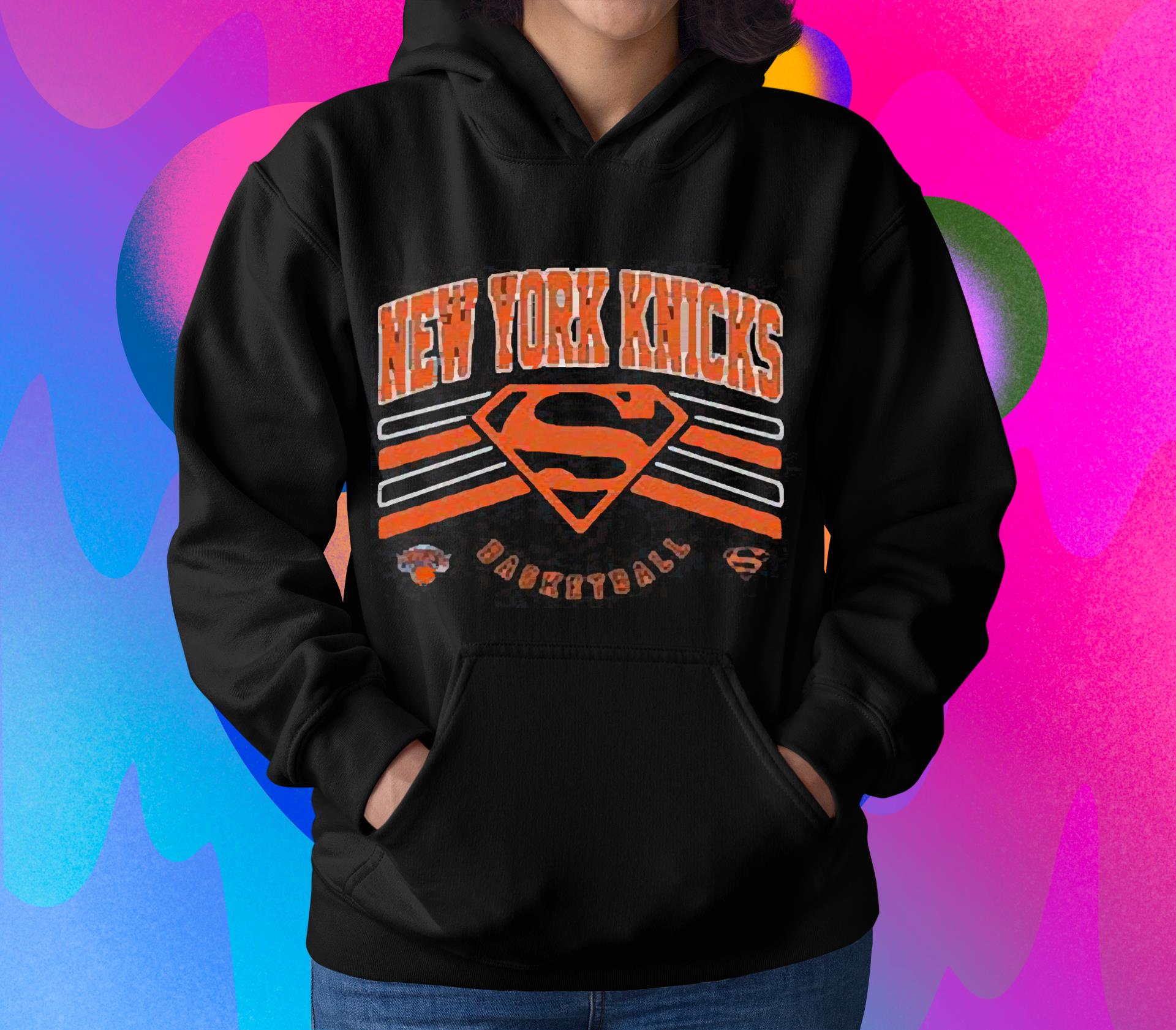 New York Knicks DC Superman Basketball 2023 Shirt 1 Thebeatlestshirt News