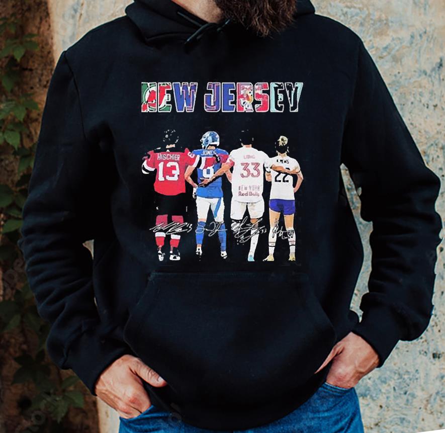 New Jersey Sports Team Players Signatures Shirt 1 Thebeatlestshirt News