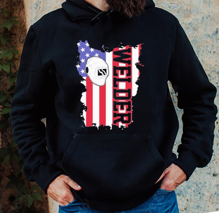 m181 welding usa flag shirt hoodie - Welding usa flag shirt