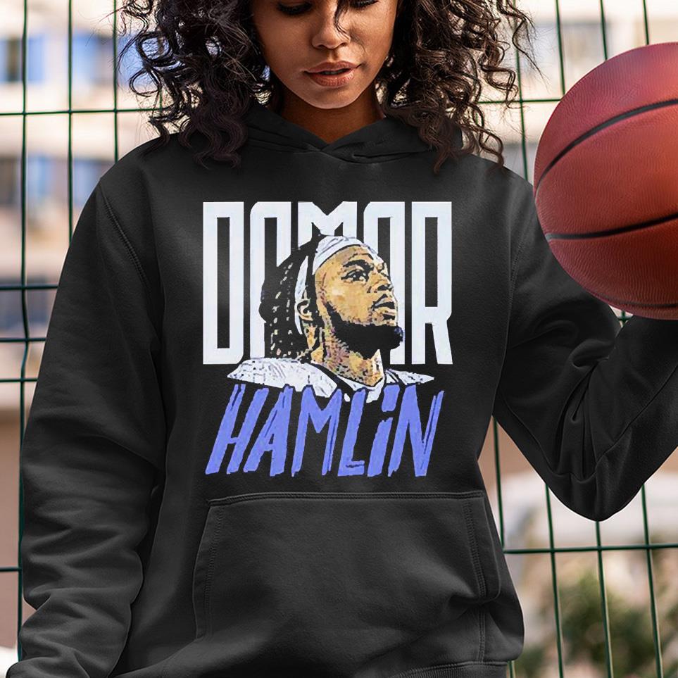 Damar hamlin buffalo player portrait football shirt 1
