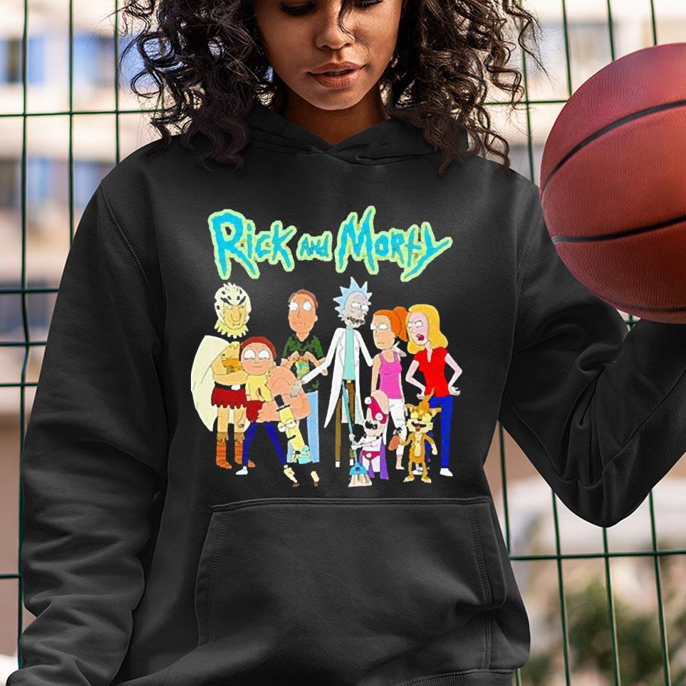 Mr plenty wearing rick and morty shirt 1