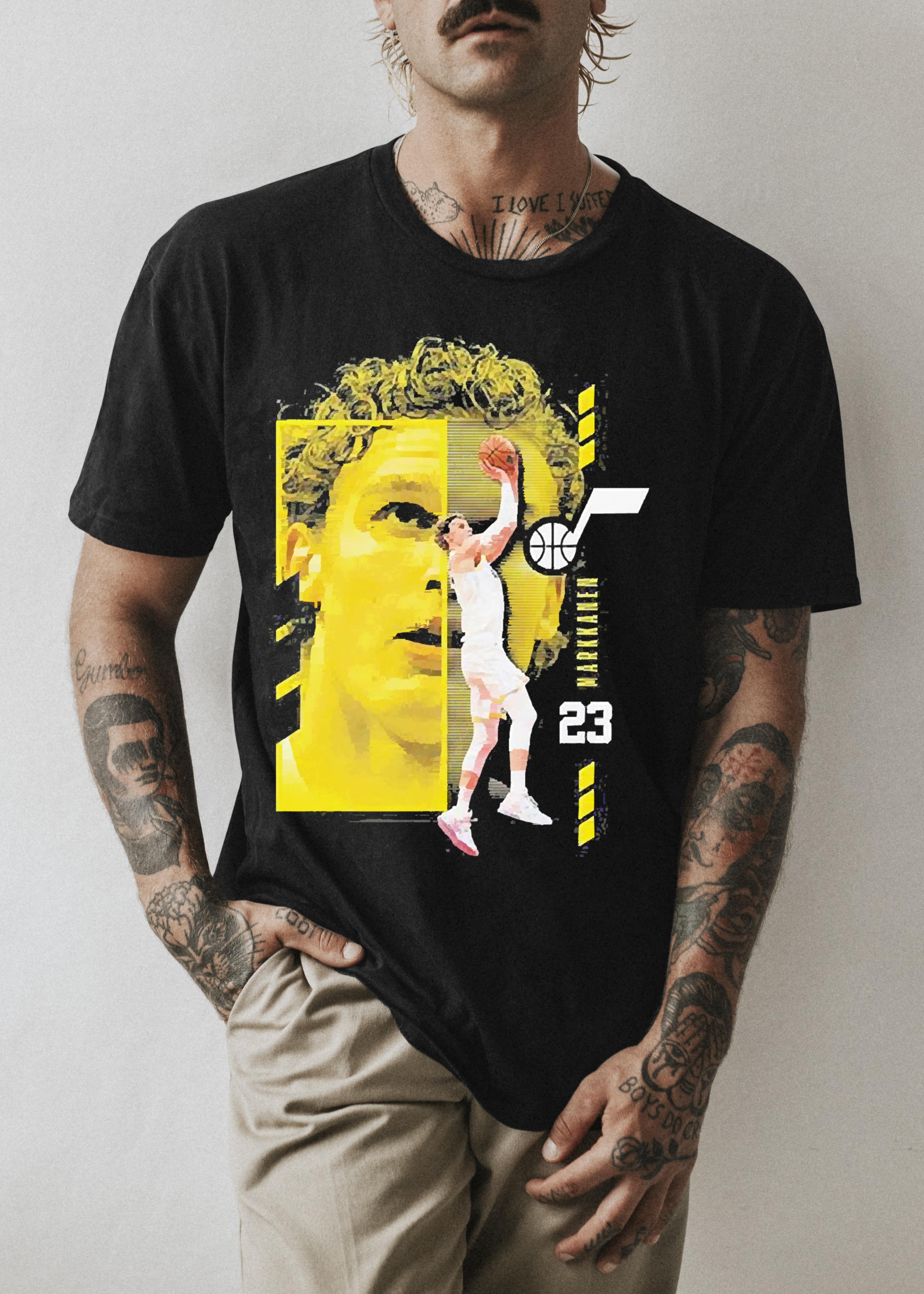 Auri Markkanen Utah Jazz Jump Pass Shirt 1