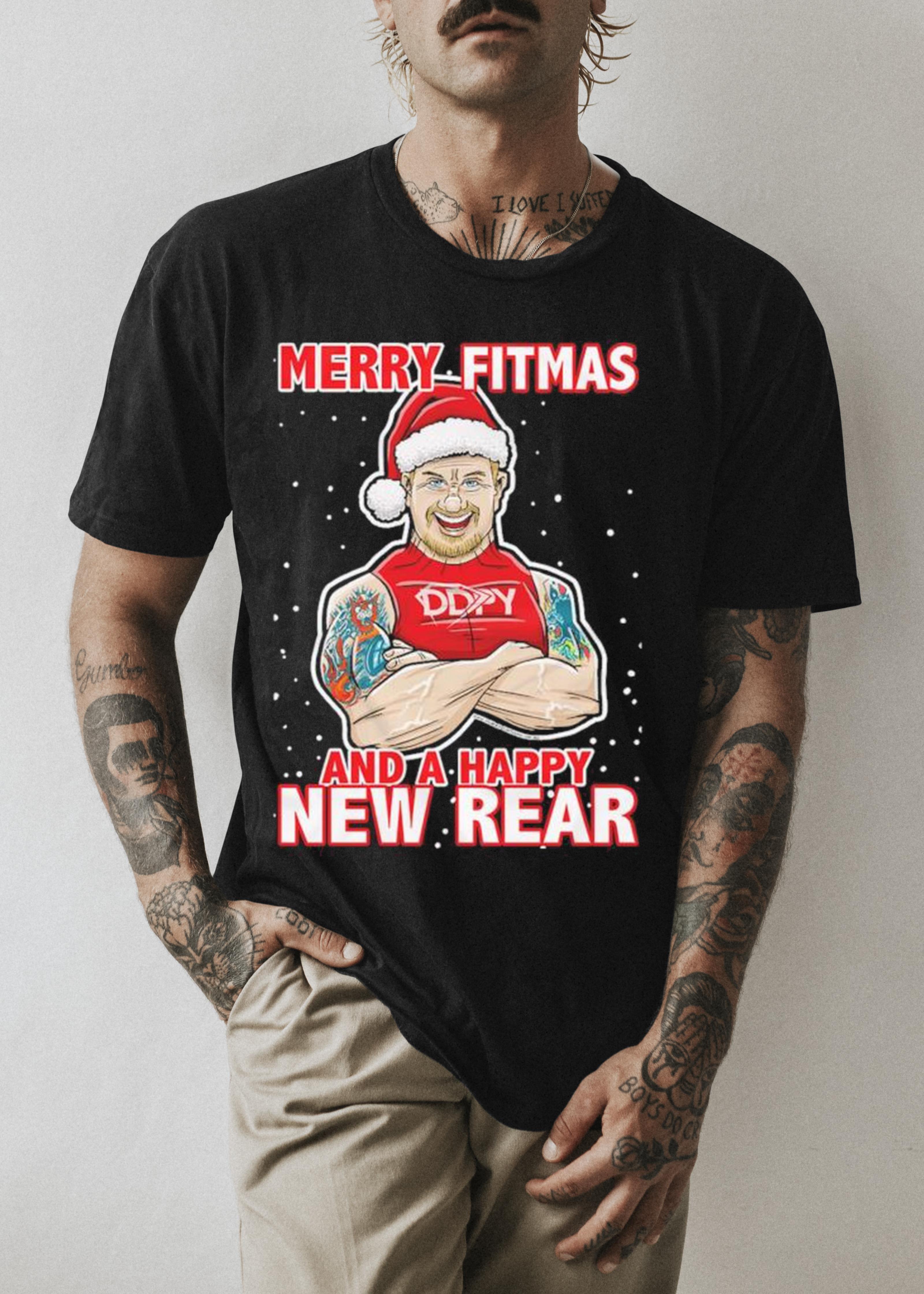 m211 diamond dallas page merry fitmas and a happy new rear shirt hoodie - Diamond Dallas Page Merry Fitmas and a Happy New Rear shirt