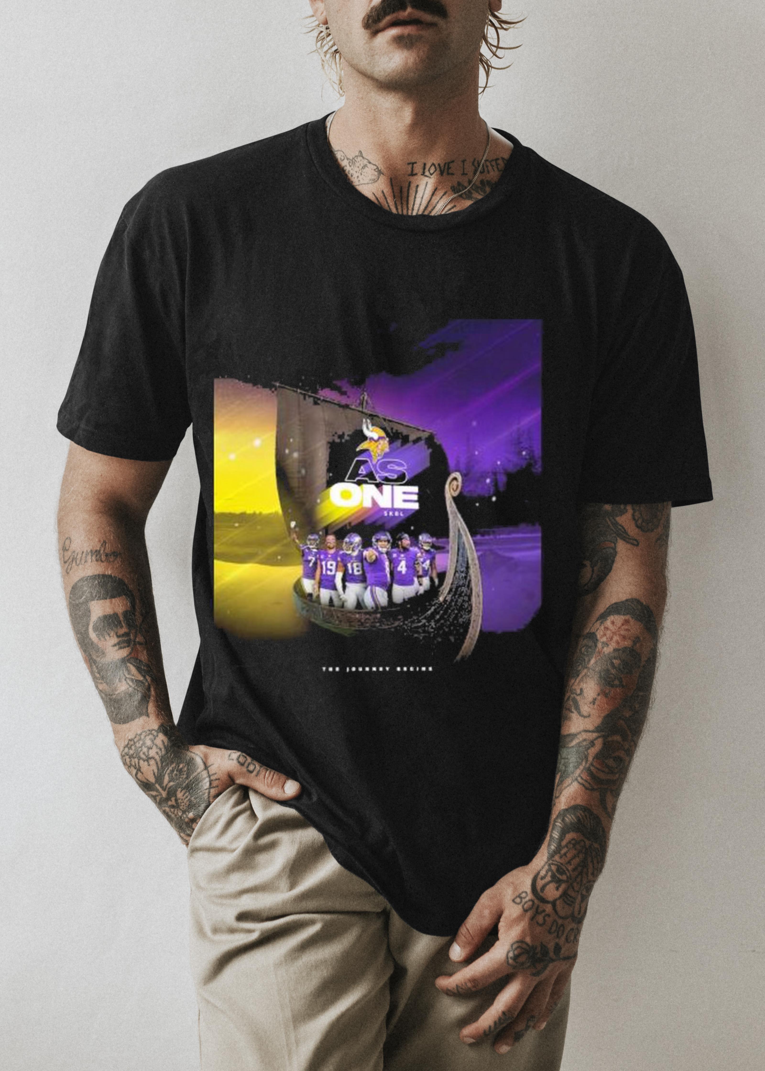 Minnesota Vikings As One Skol The Journey Begins Shirt 1