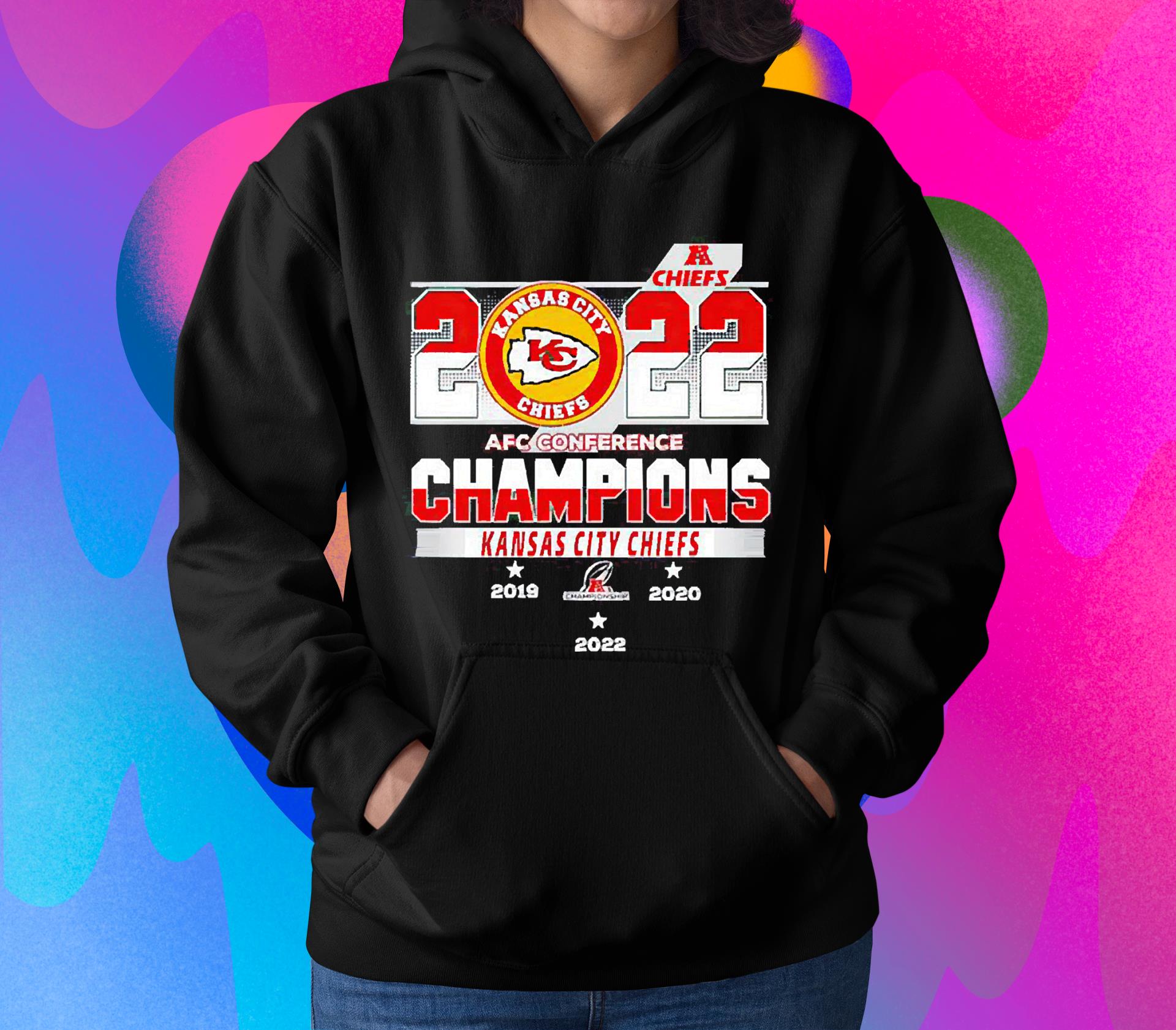 m22 2022 afc conference champions kansas city chiefs shirt hoodie - 2022 AFC conference champions Kansas City Chiefs shirt