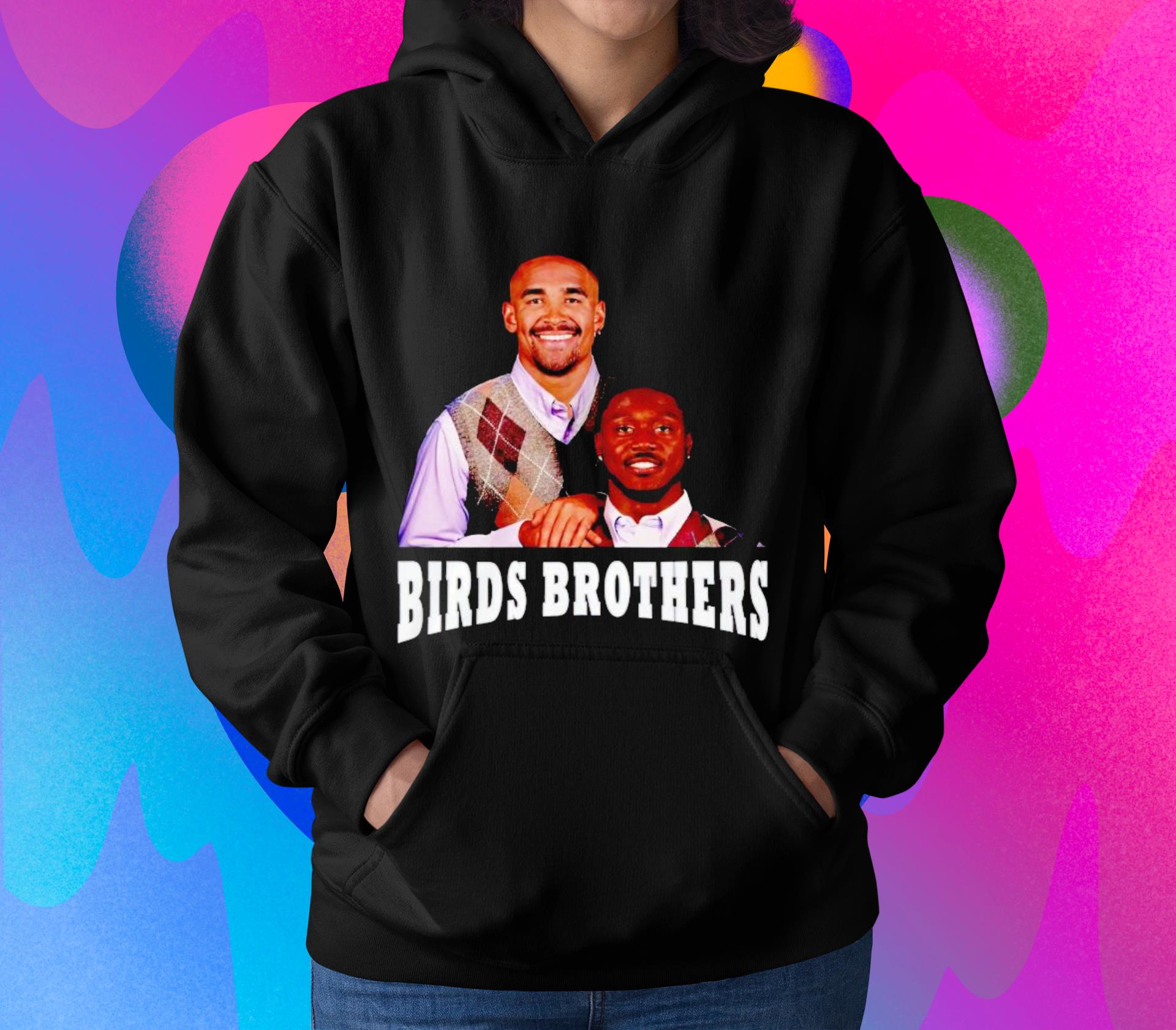 Birds Brothers Jalen Hurts and A. J. Brown shirt 1