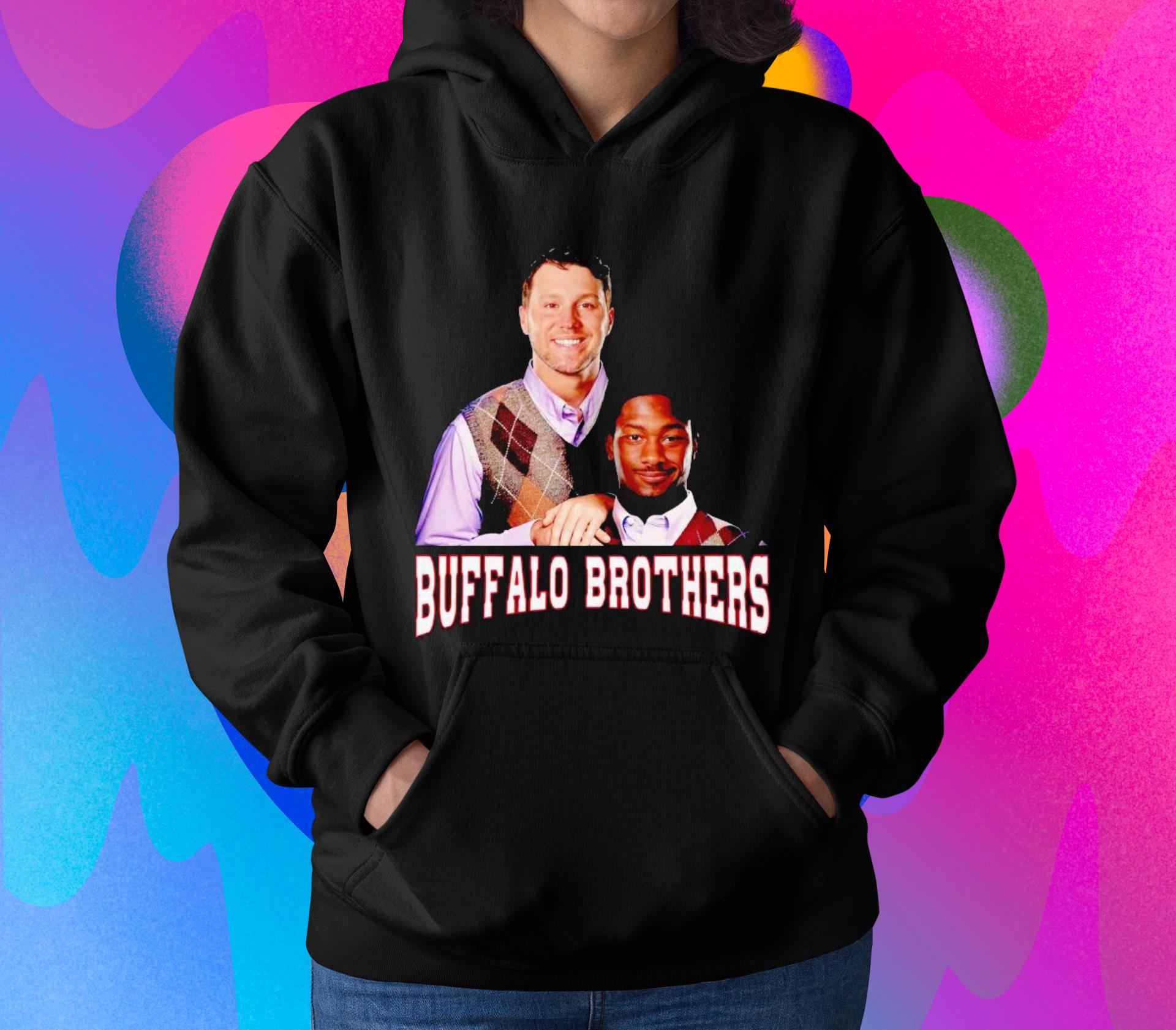 m22 buffalo brothers josh allen and stefon diggs shirt hoodie - Buffalo Brothers Josh Allen and Stefon Diggs shirt