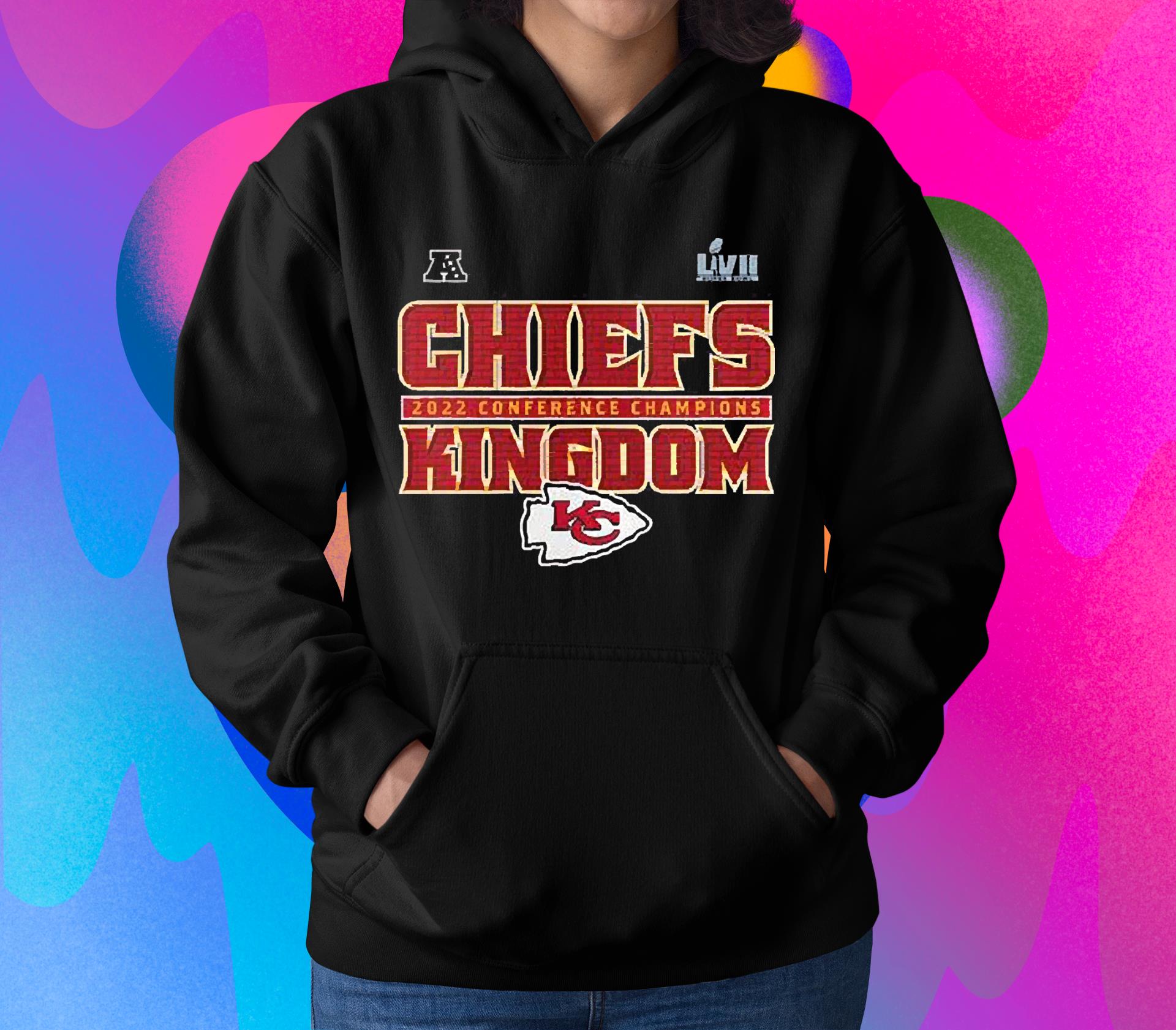 Kansas city Chiefs 2022 afc champions team kingdom shirt 1