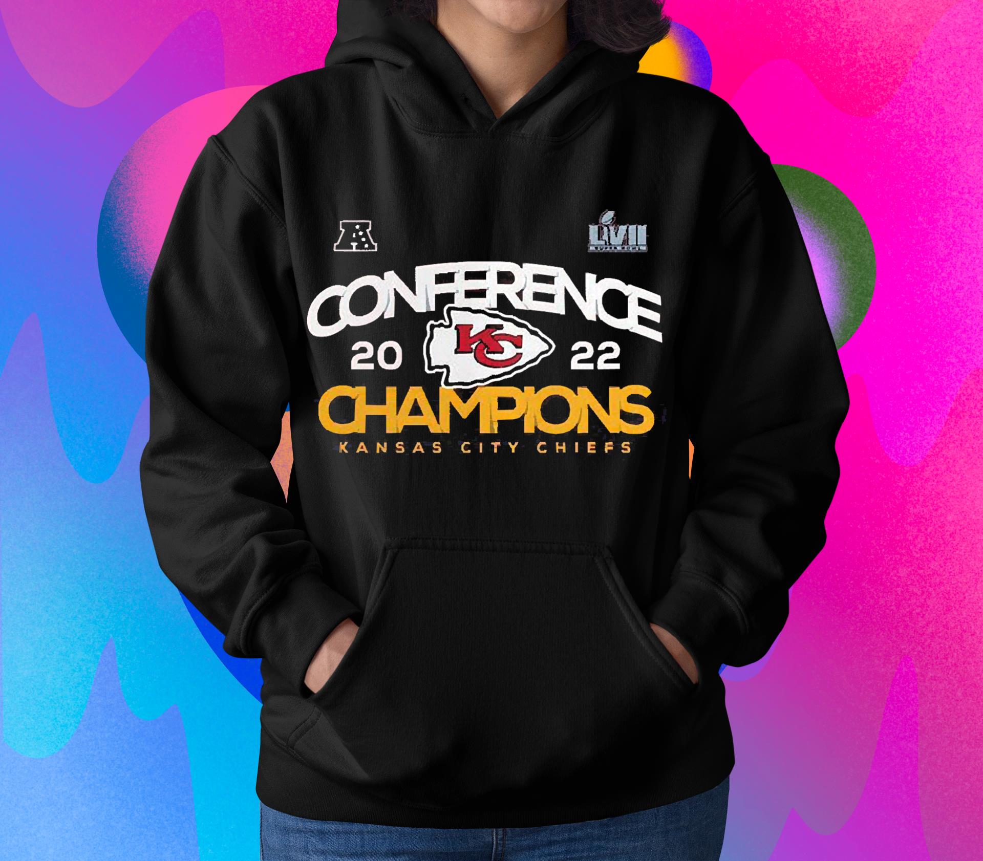 m22 kansas city chiefs 2022 nfc champions lvii super bowl shirt hoodie - Kansas City Chiefs 2022 NFC Champions LVII Super Bowl shirt